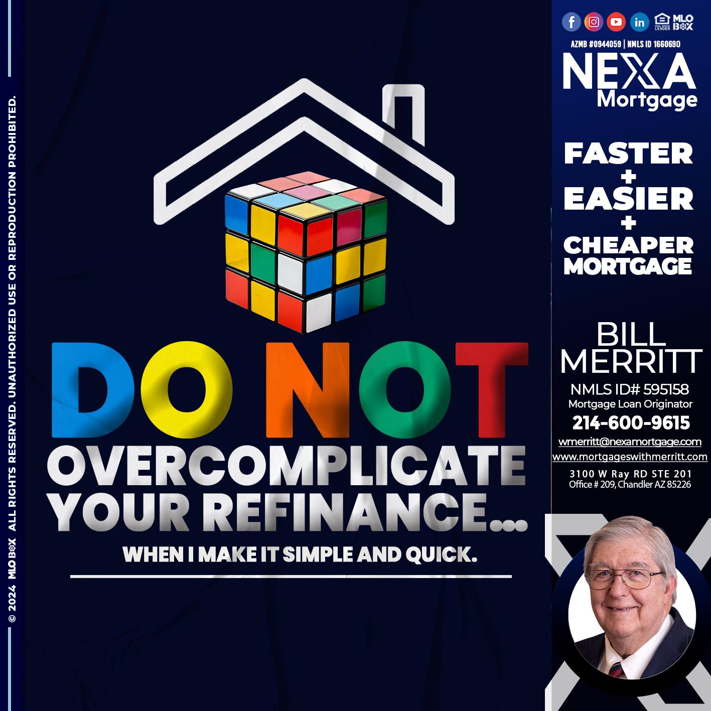 DO NOT - Bill Merritt -Mortgage Loan Originator