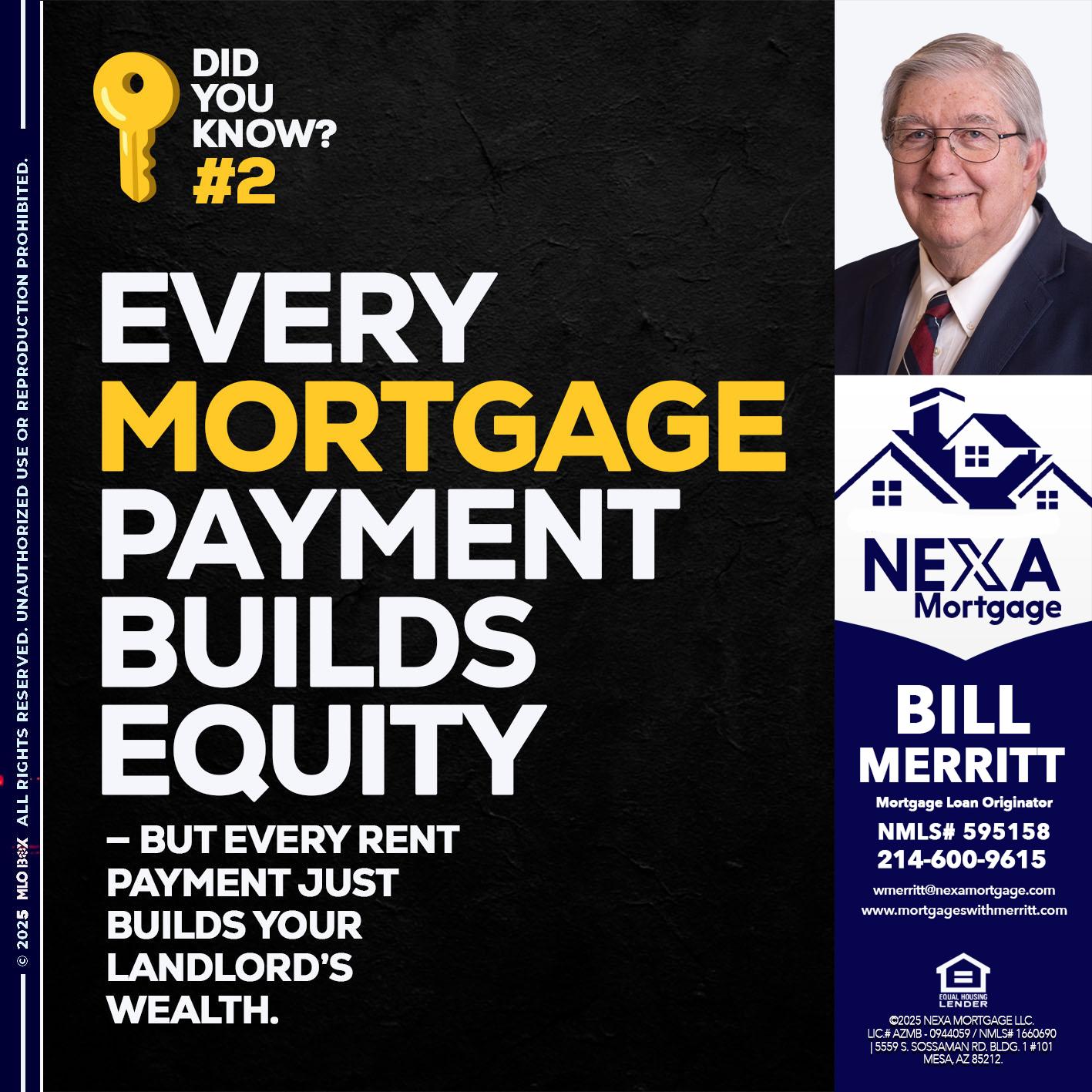 DID YOU KNOW? - Bill Merritt -Mortgage Loan Originator