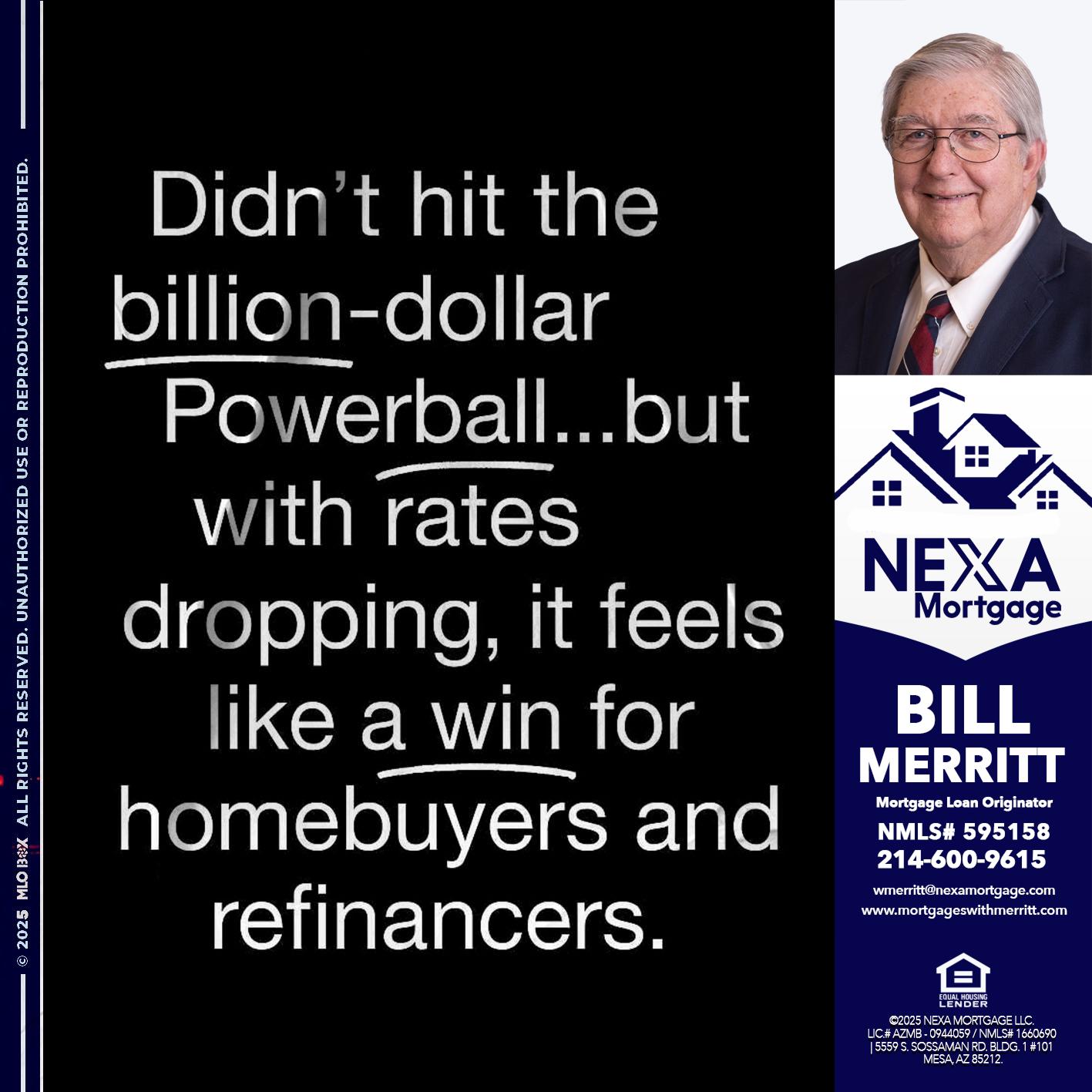 DIDNT HIT - Bill Merritt -Mortgage Loan Originator
