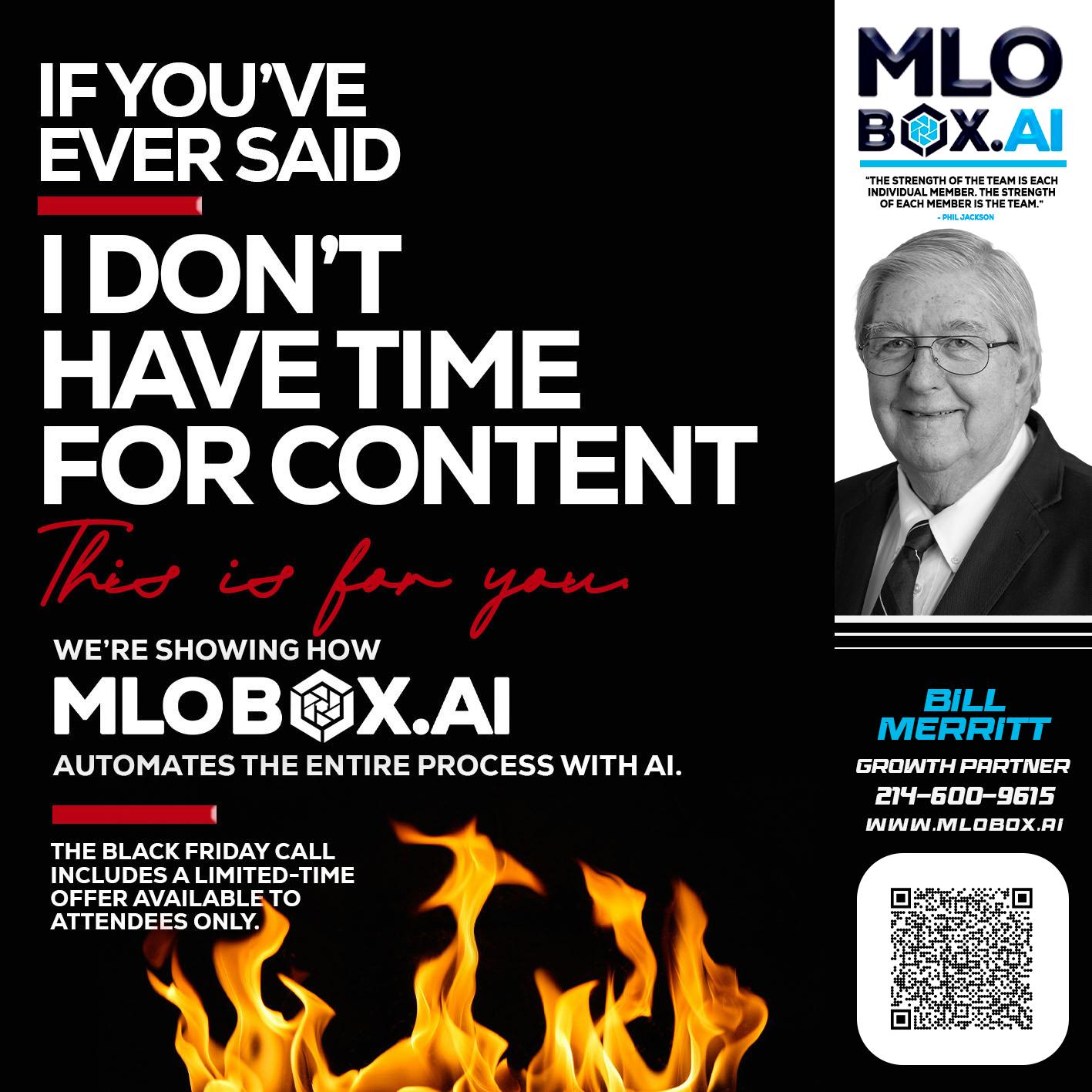 if you - Bill Merritt -Mortgage Loan Originator