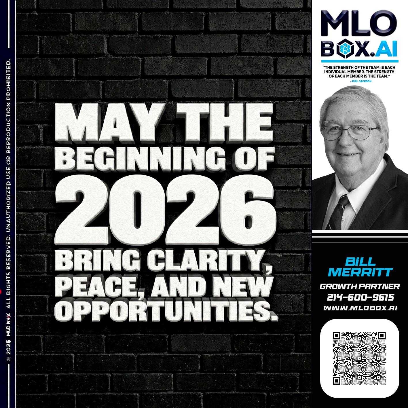 MAY THE 2026 - Bill Merritt -Mortgage Loan Originator