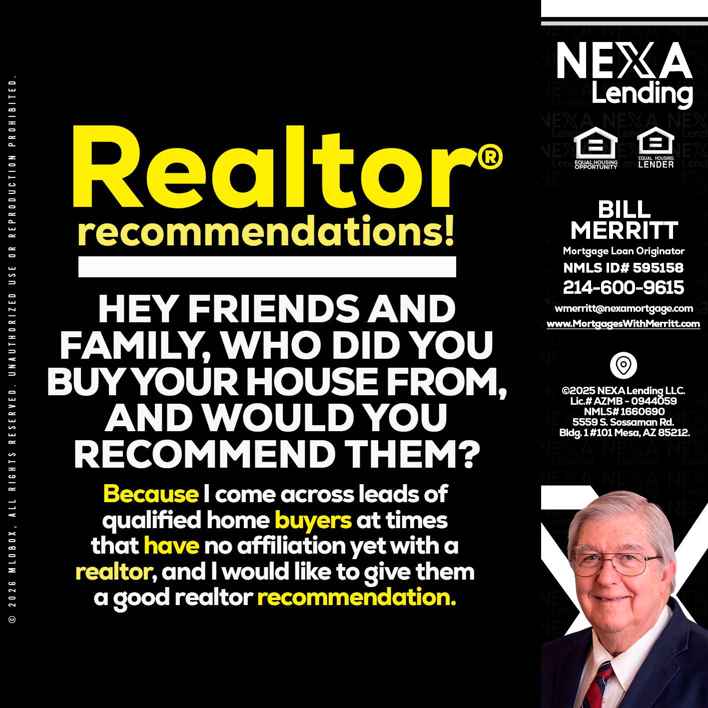REALTOR - Bill Merritt -Mortgage Loan Originator