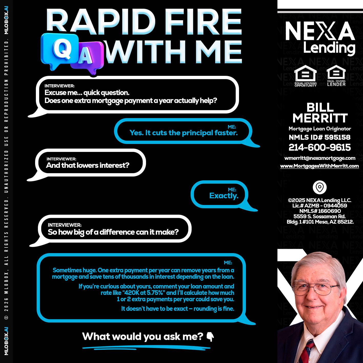 RAPID Q&A - Bill Merritt -Mortgage Loan Originator