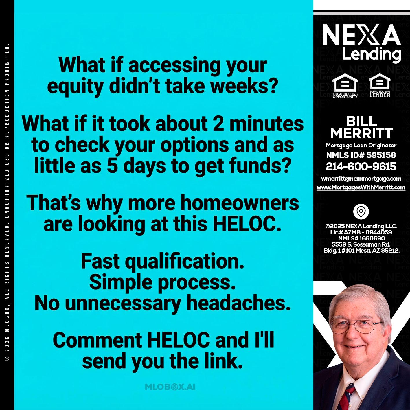 what if - Bill Merritt -Mortgage Loan Originator