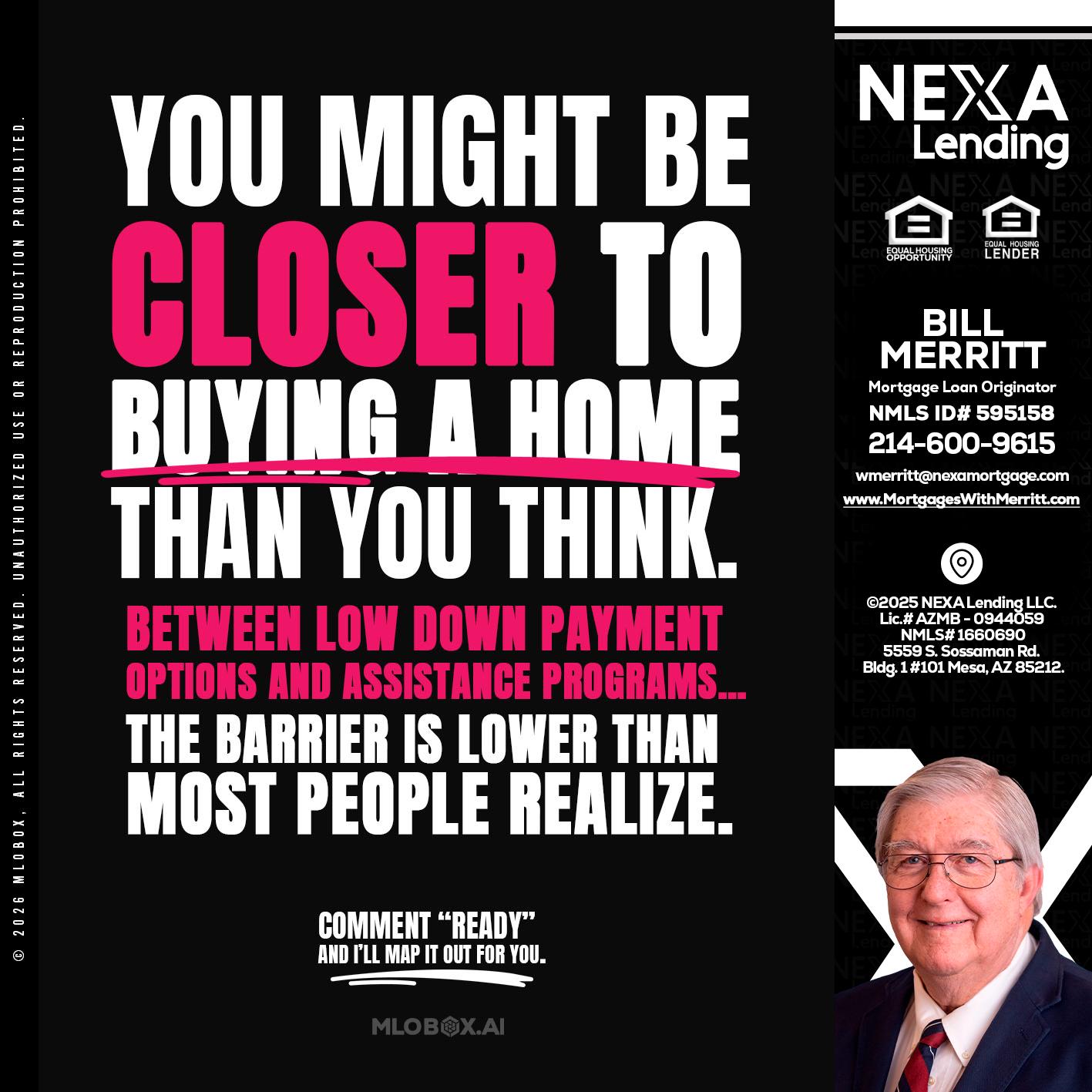 YOU MIGHT BE - Bill Merritt -Mortgage Loan Originator