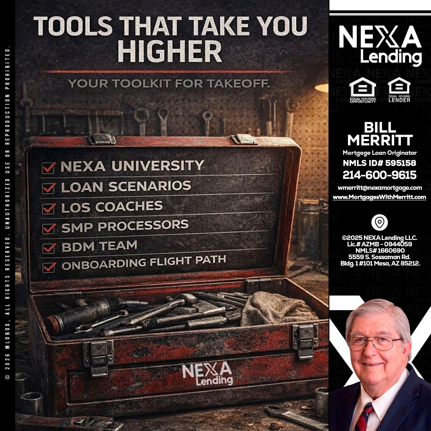 TOOLS THAT - Bill Merritt -Mortgage Loan Originator