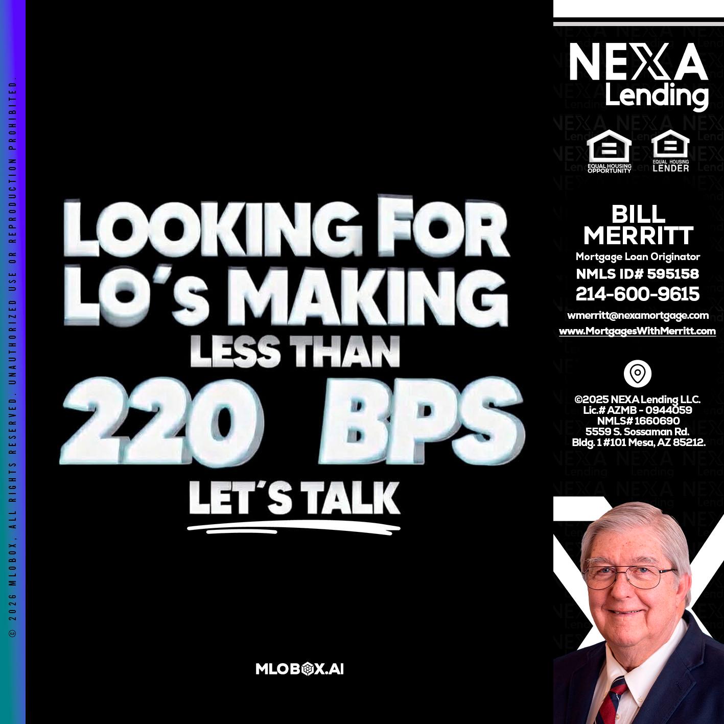 LOOKING FOR - Bill Merritt -Mortgage Loan Originator
