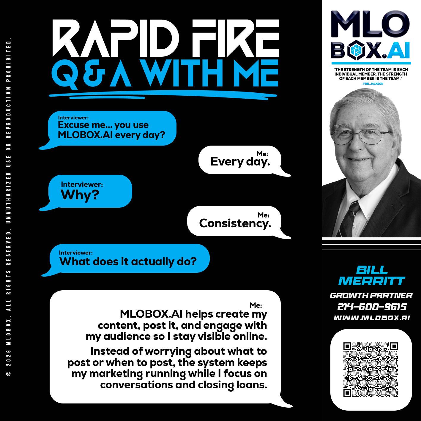 RAPID Q&A - Bill Merritt -Mortgage Loan Originator