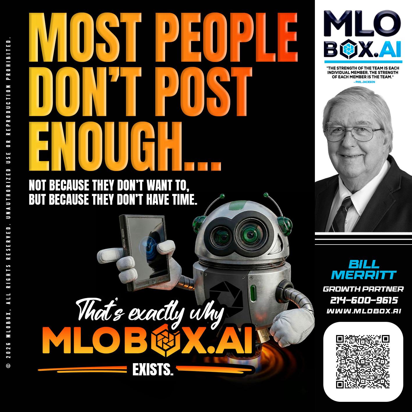 most people - Bill Merritt -Mortgage Loan Originator
