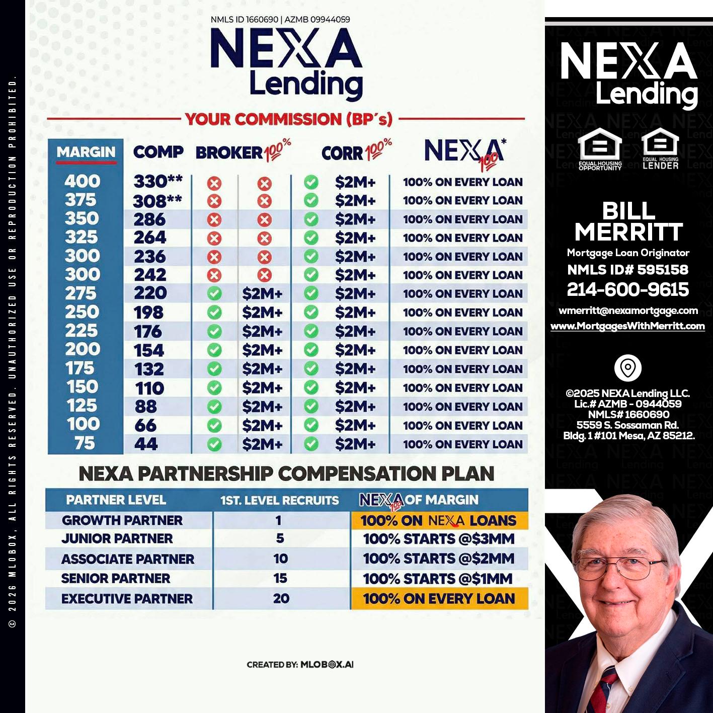COMP - Bill Merritt -Mortgage Loan Originator