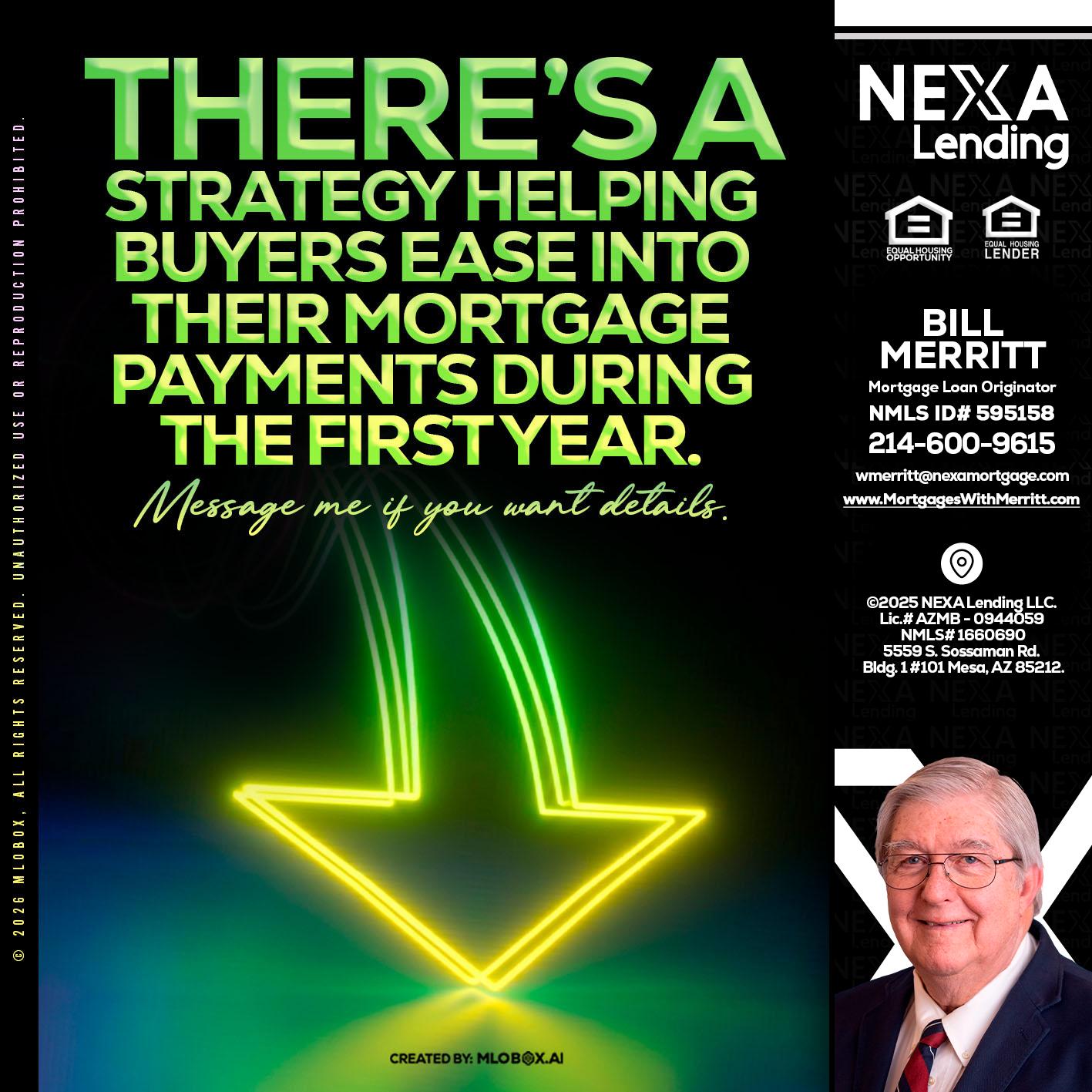 THERES A STATEGY - Bill Merritt -Mortgage Loan Originator