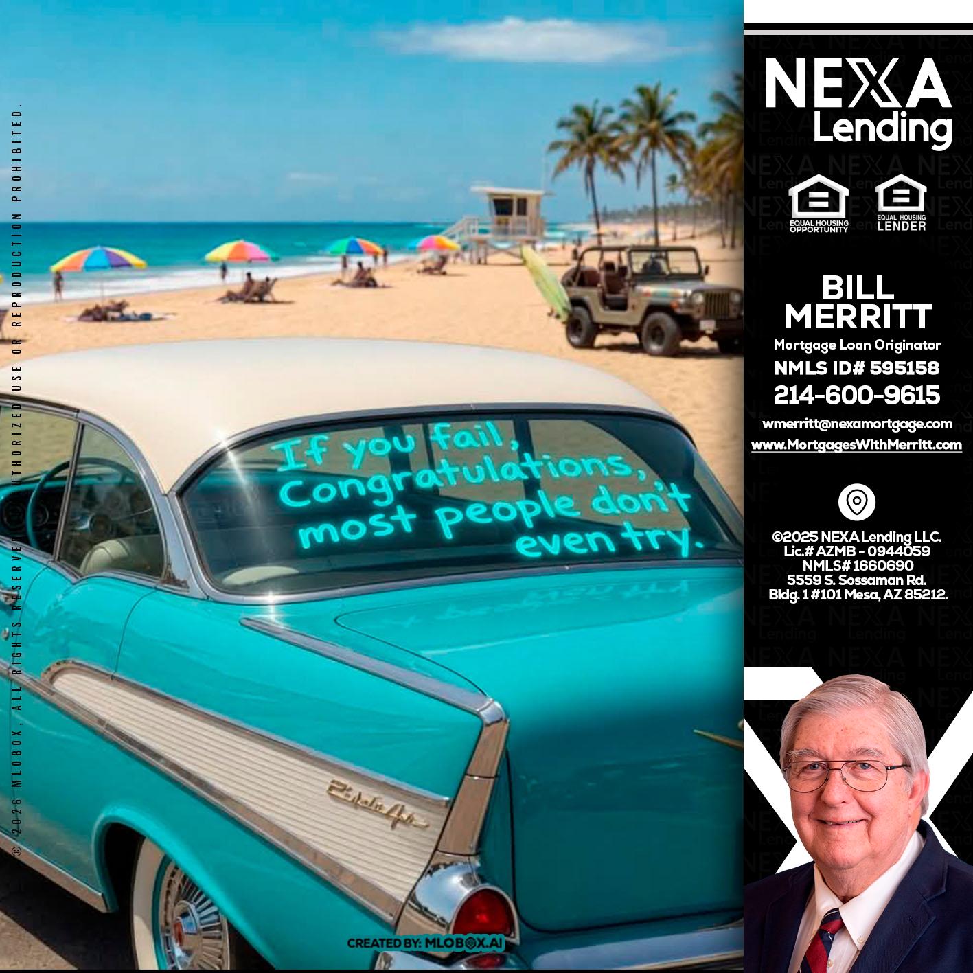 if you - Bill Merritt -Mortgage Loan Originator