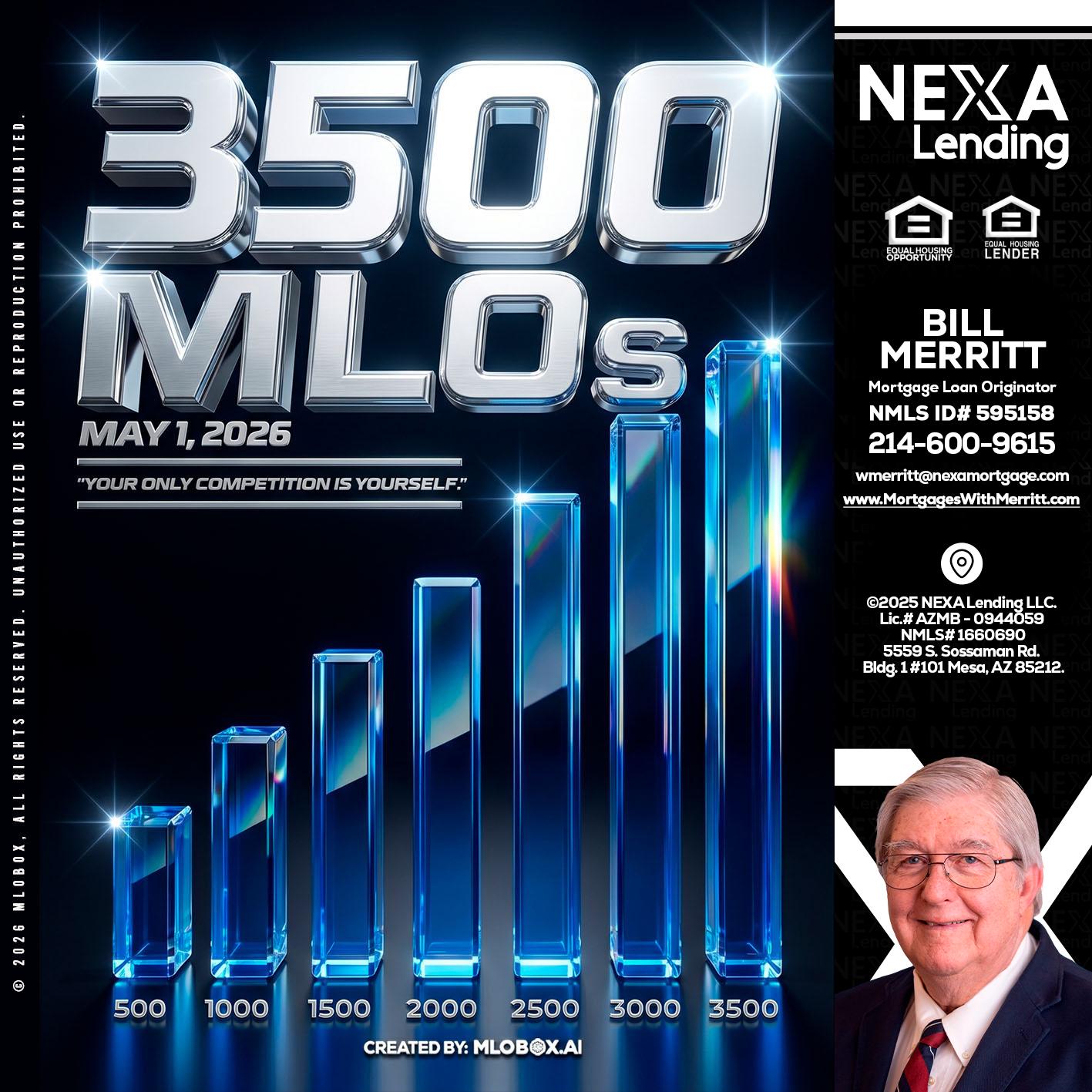 3500 MLOs - Bill Merritt -Mortgage Loan Originator