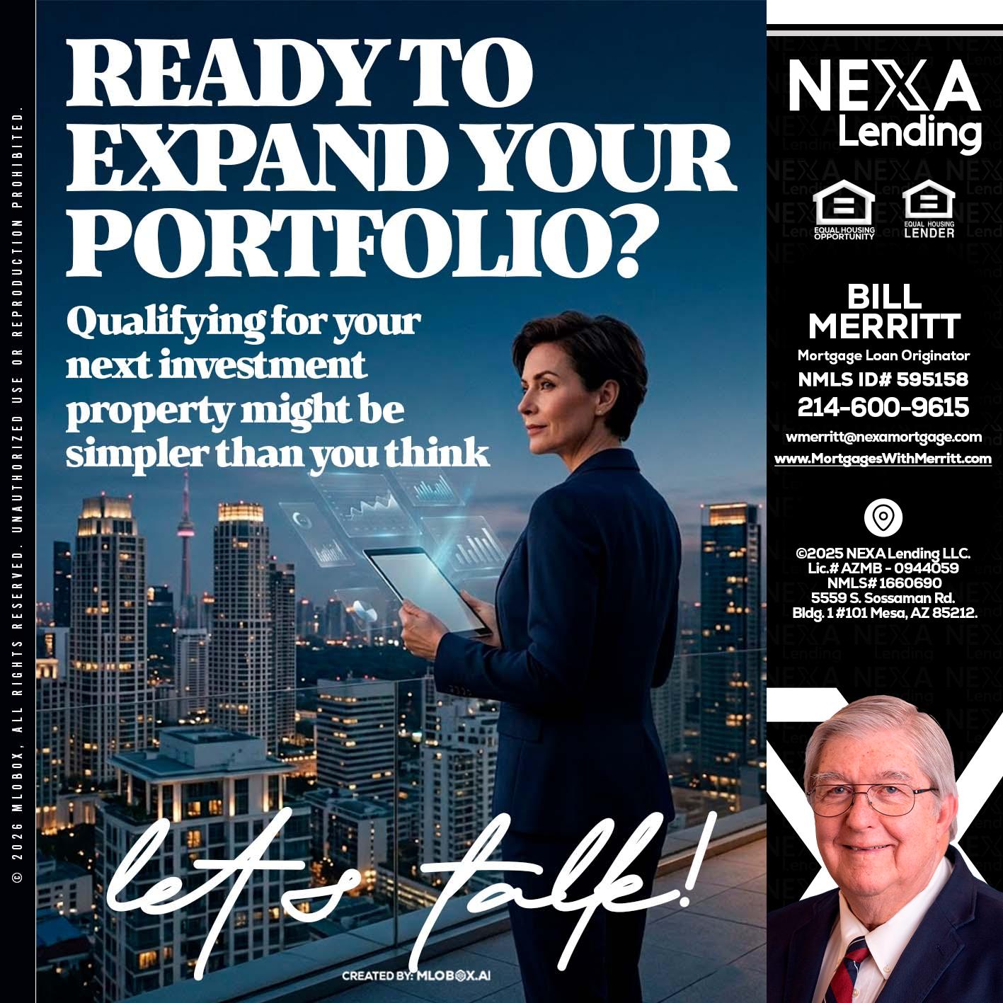 READY TO EXPAND - Bill Merritt -Mortgage Loan Originator
