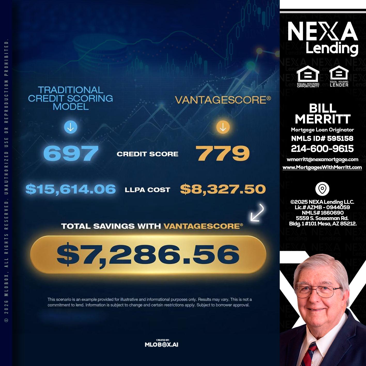 $7,286.56 - Bill Merritt -Mortgage Loan Originator