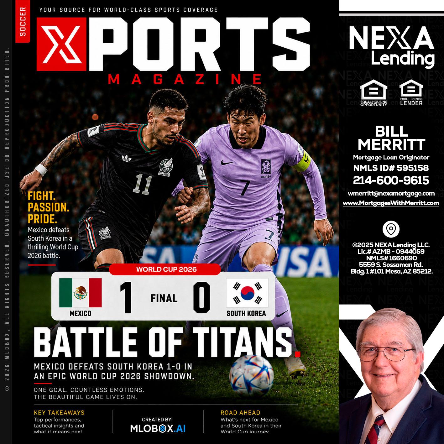 XPORTS MAGAZINE - Bill Merritt -Mortgage Loan Originator