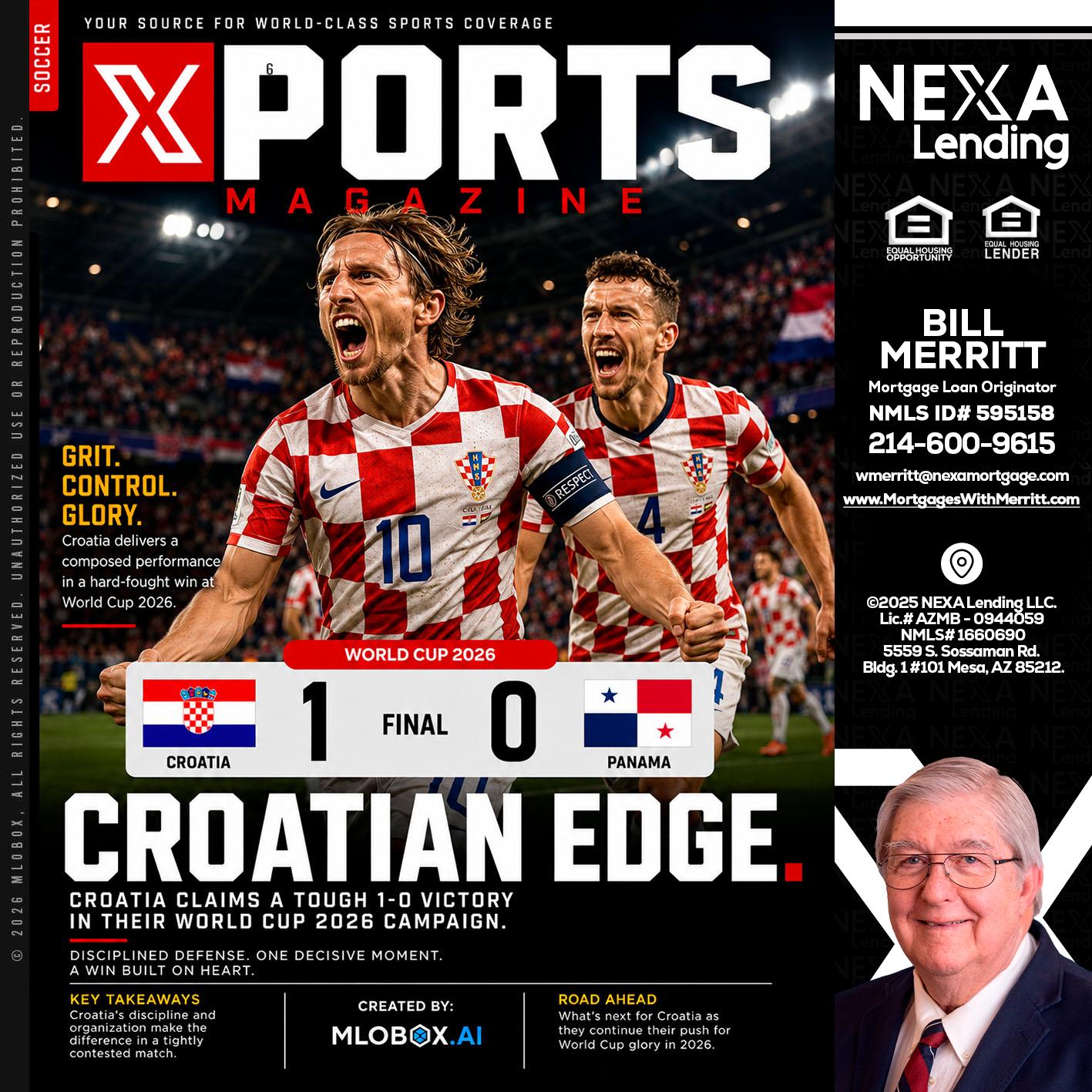 CROATIA 1-0 PANAMA - Bill Merritt -Mortgage Loan Originator