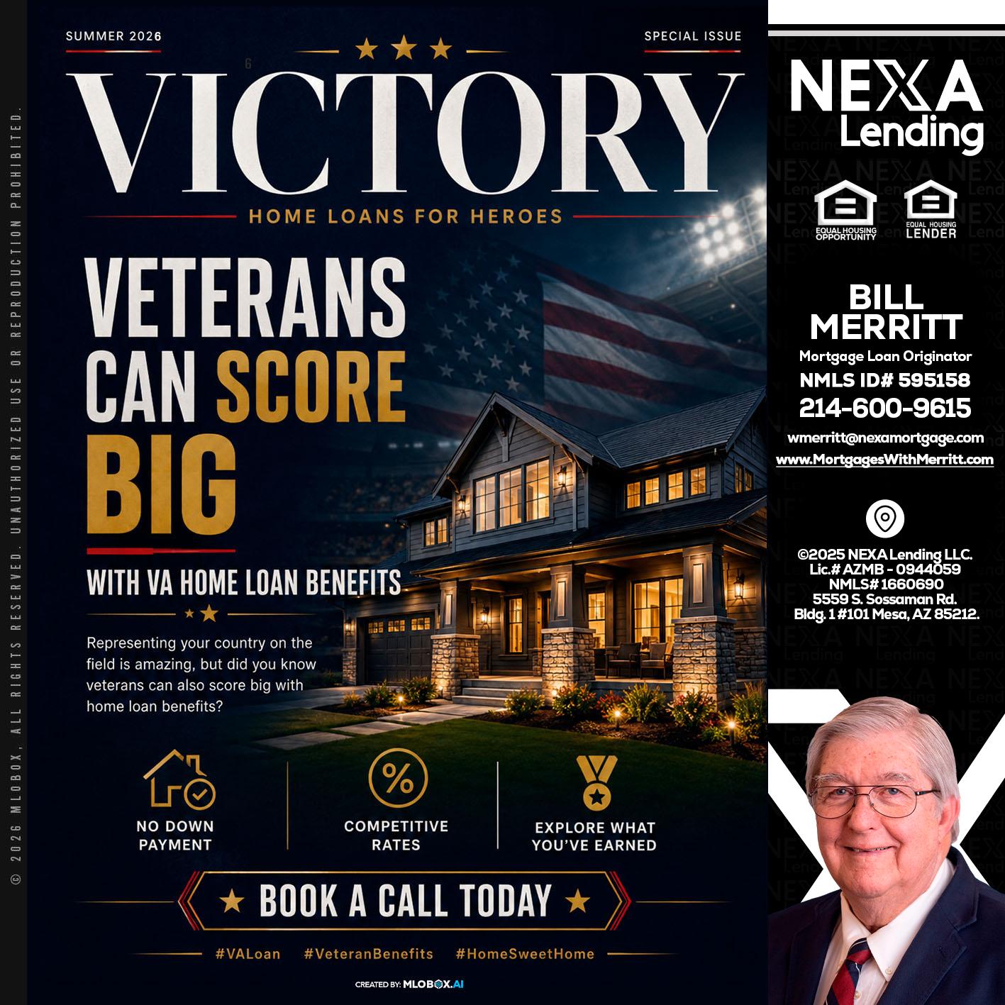 VICTORY - Bill Merritt -Mortgage Loan Originator