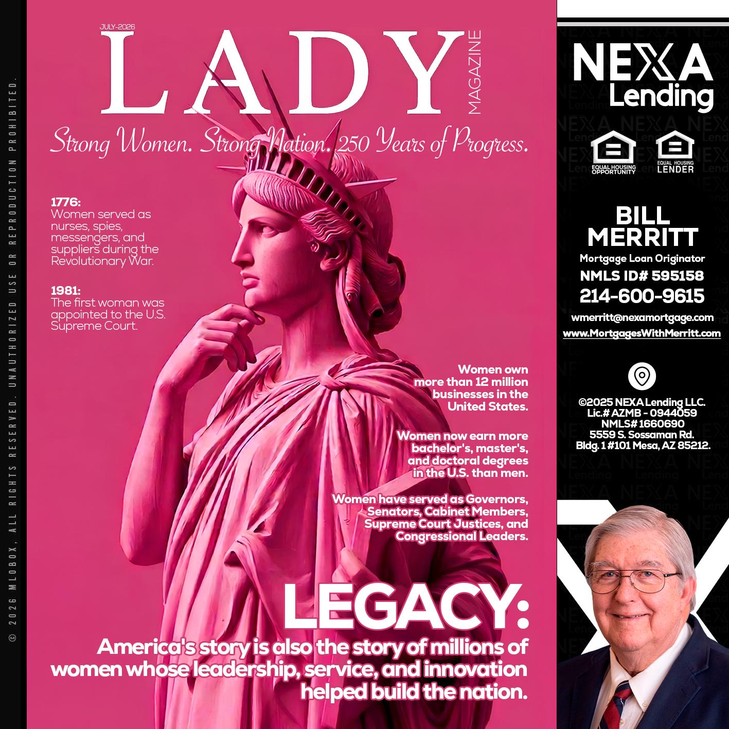 LADY LIBERTY! - Bill Merritt -Mortgage Loan Originator