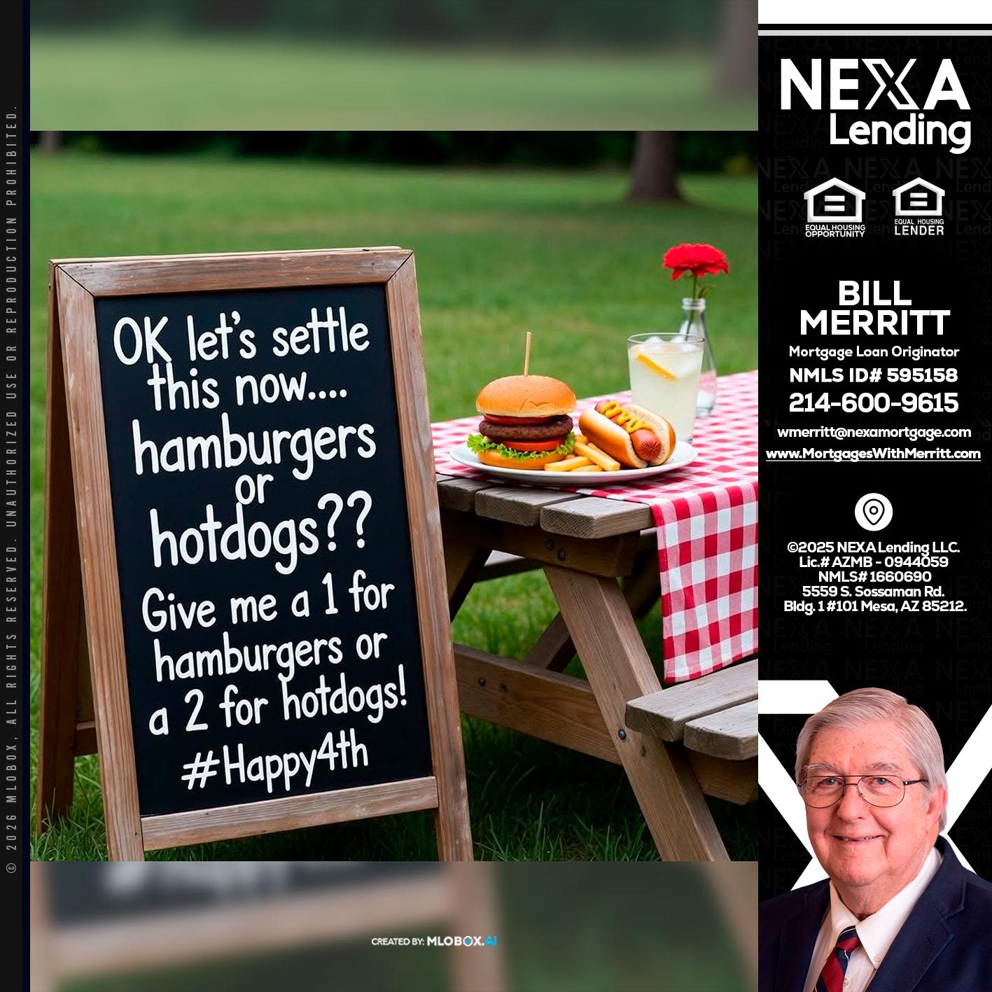let settle this - Bill Merritt -Mortgage Loan Originator