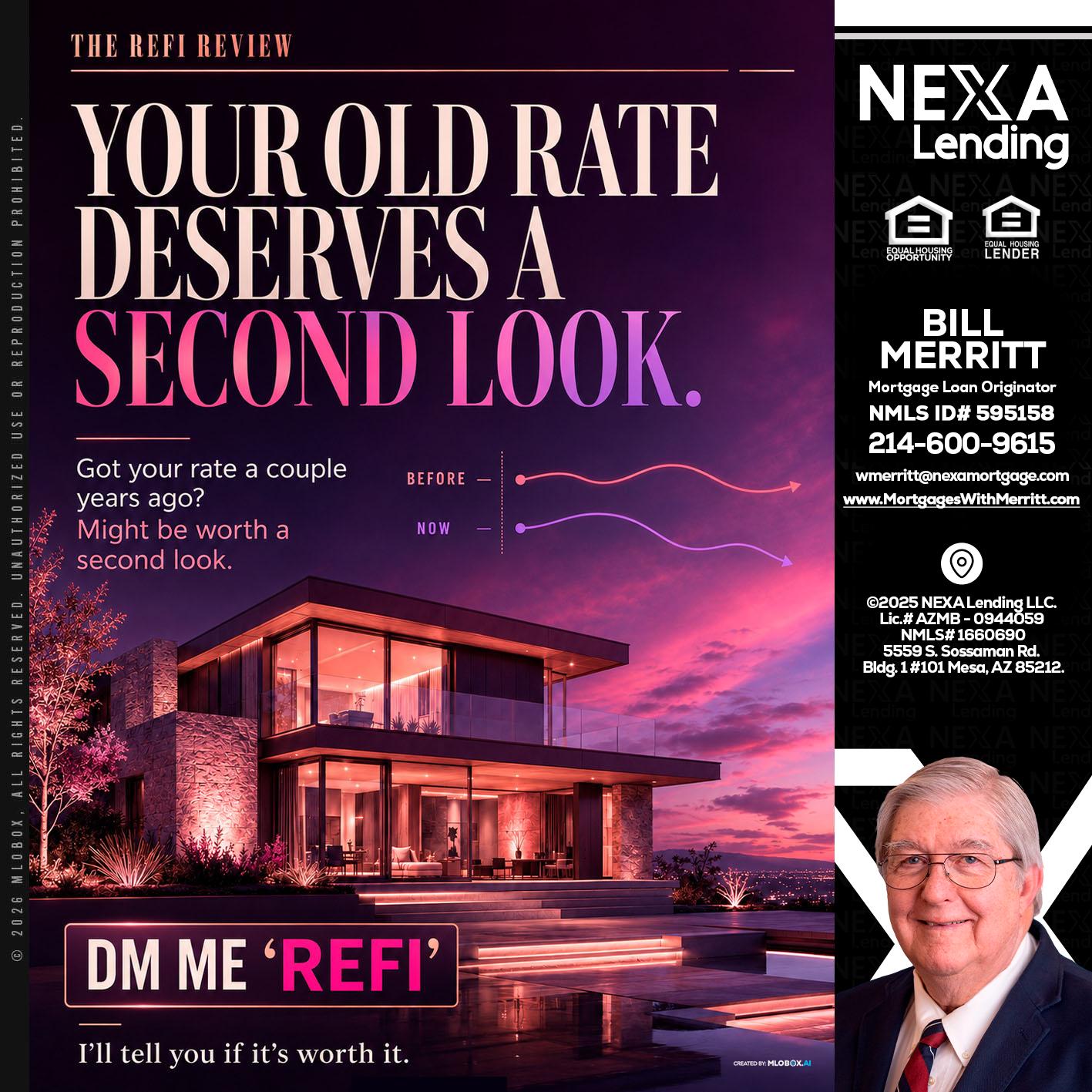 YOUR OLD - Bill Merritt -Mortgage Loan Originator