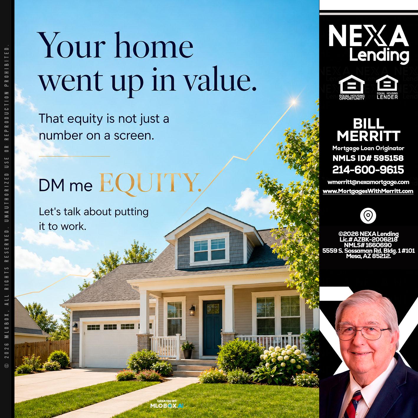 YOUR HOME - Bill Merritt -Mortgage Loan Originator