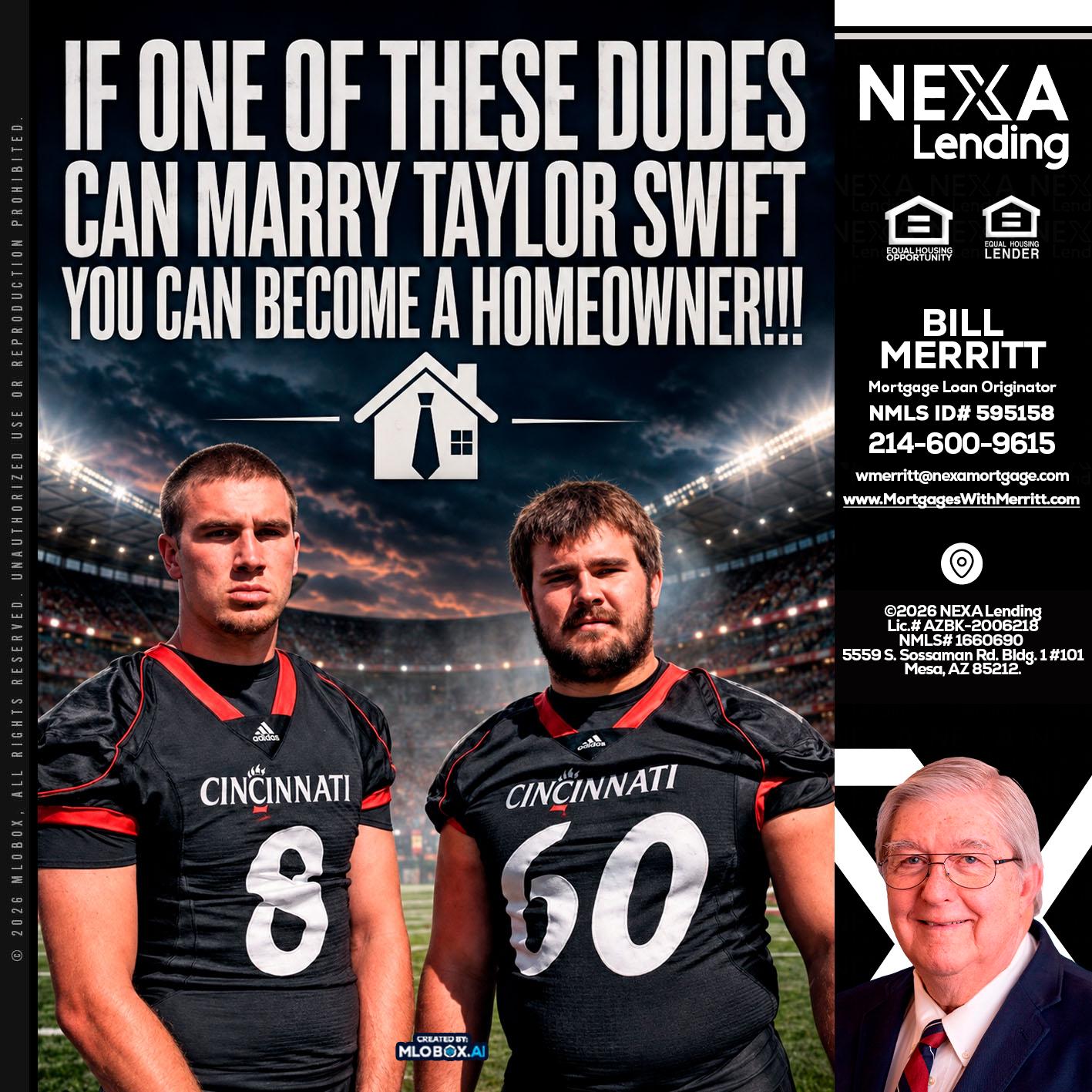 if one of these - Bill Merritt -Mortgage Loan Originator