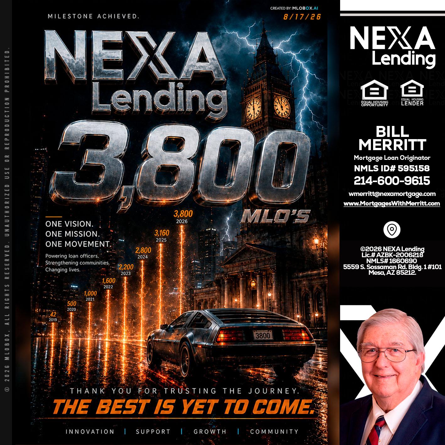 3800 future - Bill Merritt -Mortgage Loan Originator