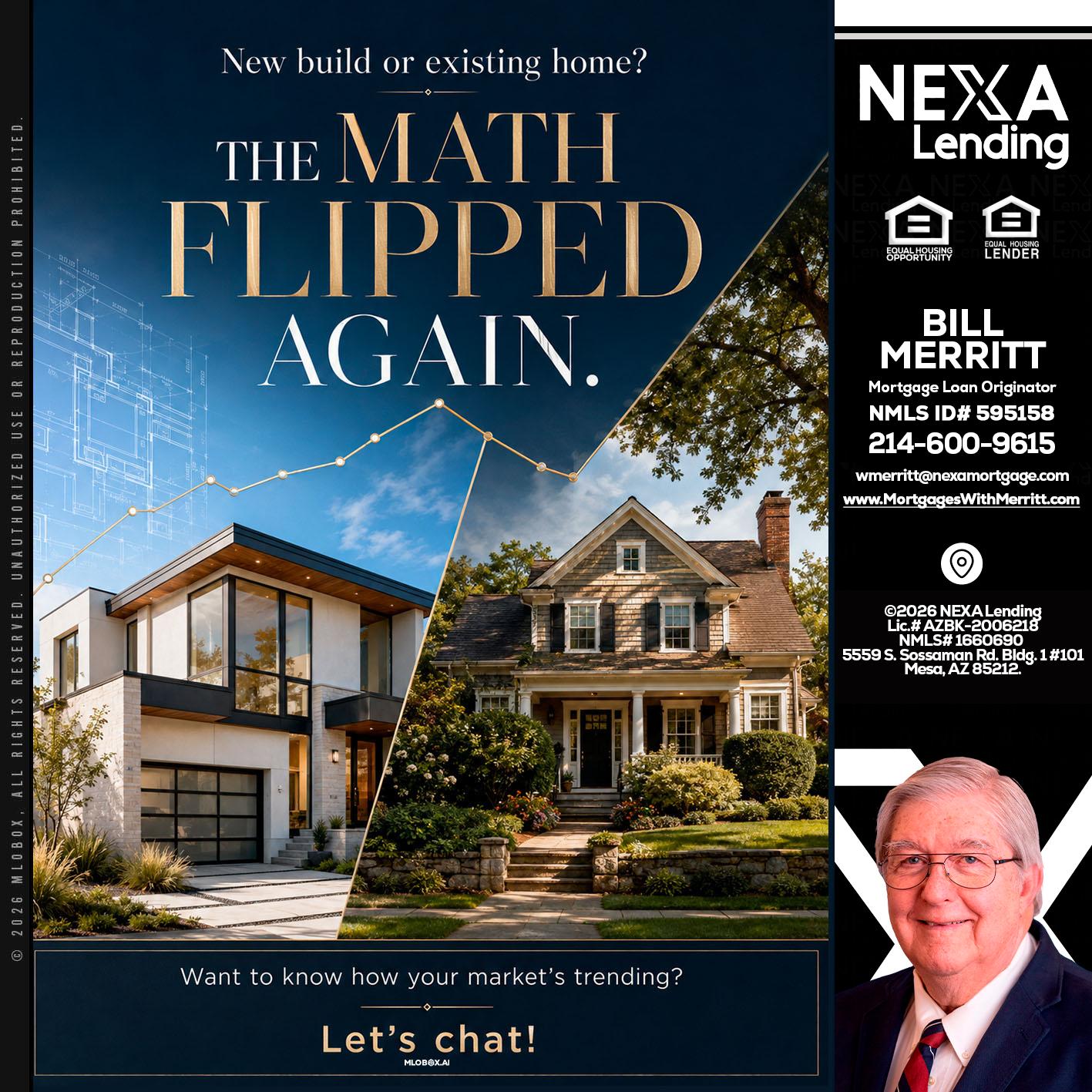 THE MATH FLIPED - Bill Merritt -Mortgage Loan Originator