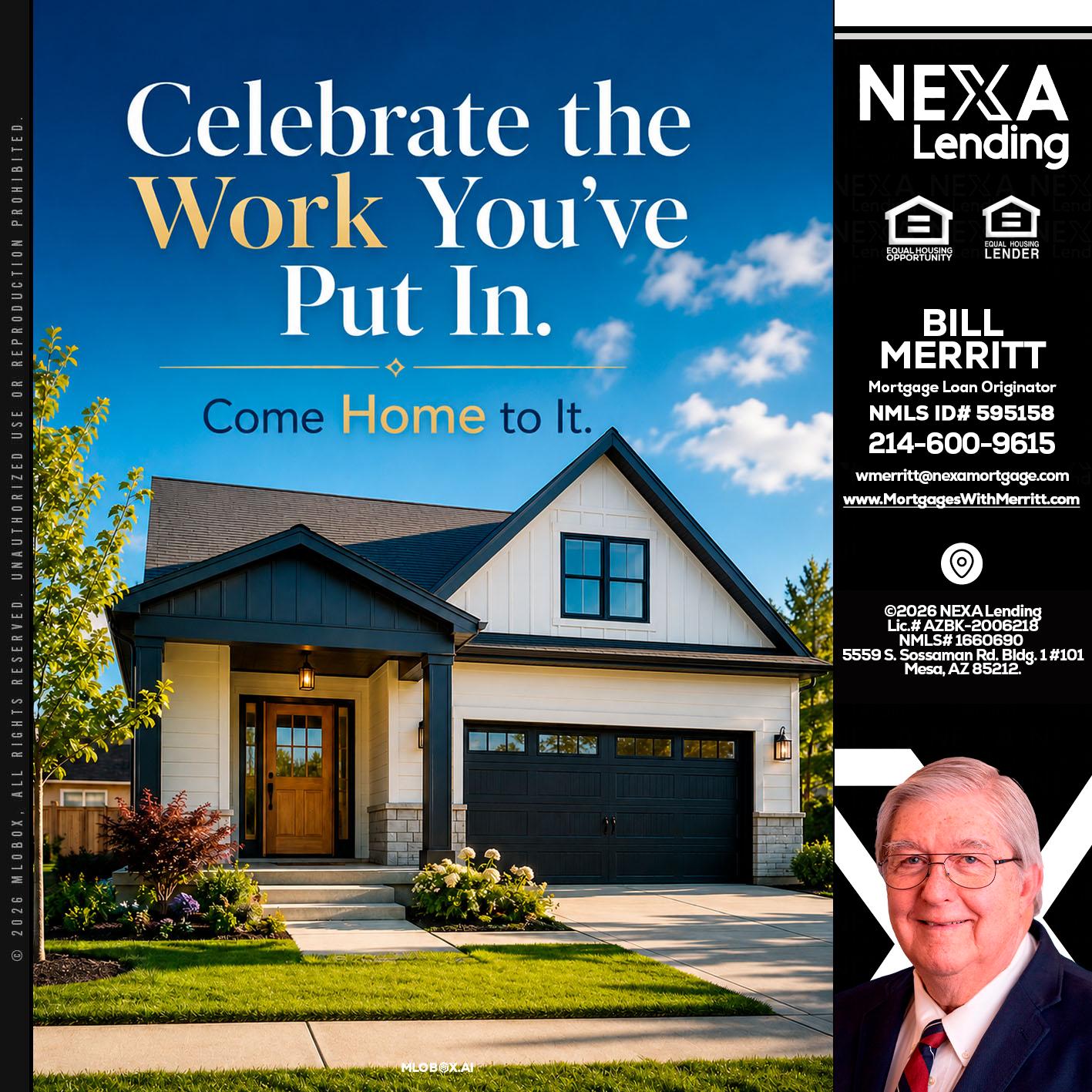 celebrate Labor Day - Bill Merritt -Mortgage Loan Originator